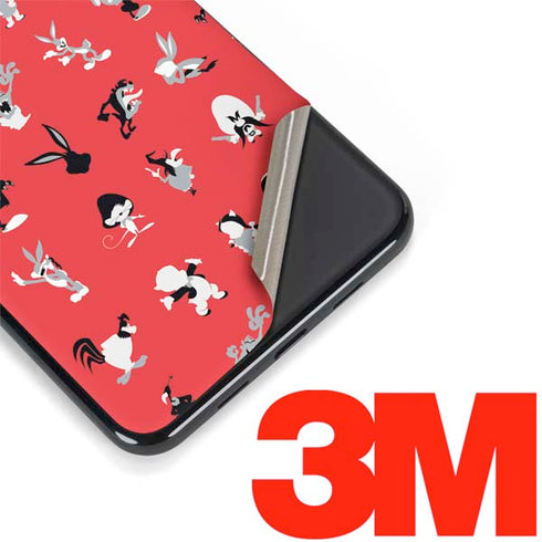 Looney Tunes Identity Red Pattern Google Pixel 3a XL Skin